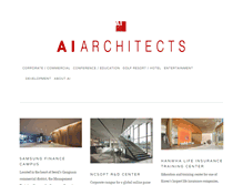 Tablet Screenshot of aiarchitects.com